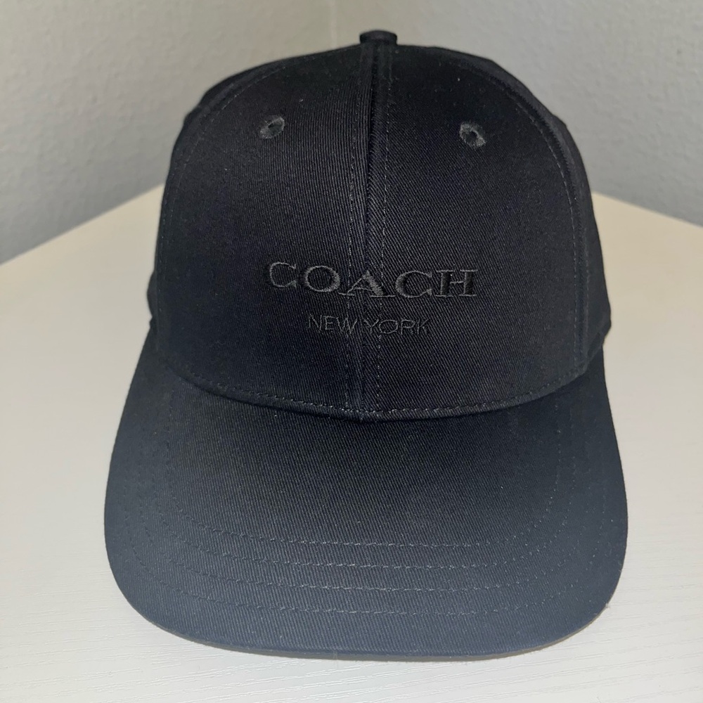 Coach Black Cap with Logo